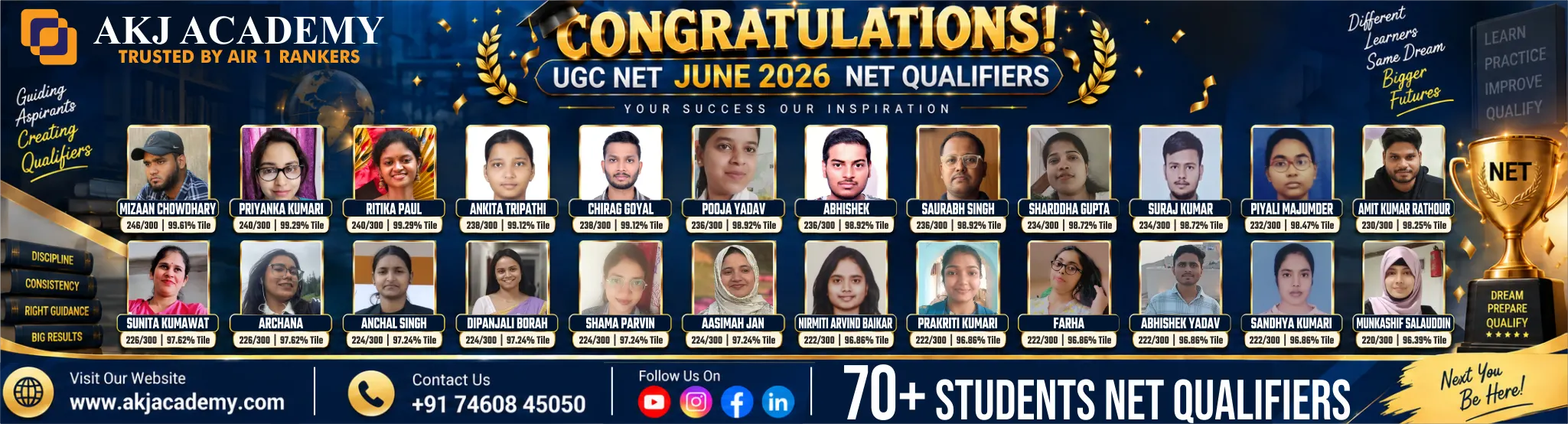website banner NET qualify